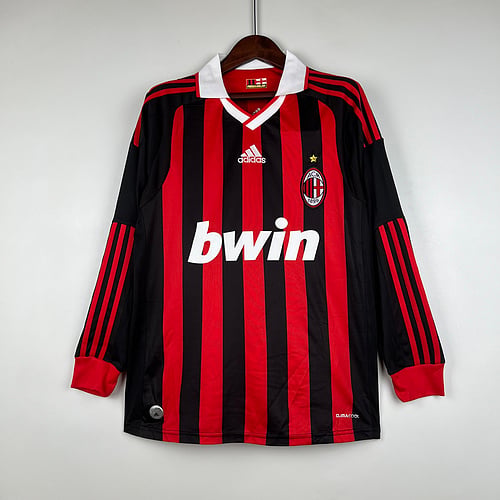 Retro 09/10 AC Milan Local - Manga Larga
