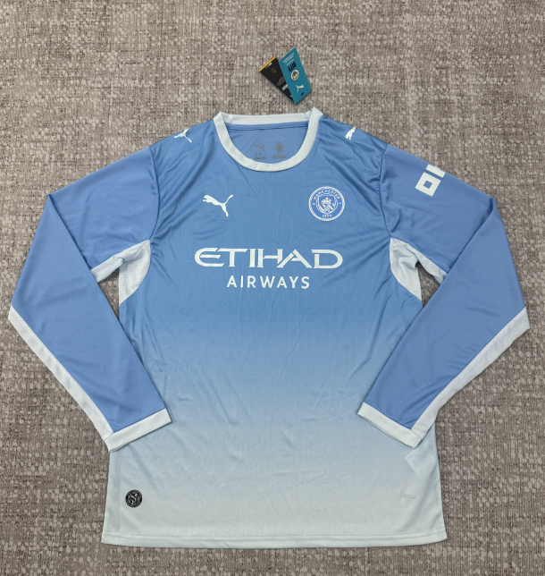 26/27 Manchester City Local - Aficionado Manga Larga