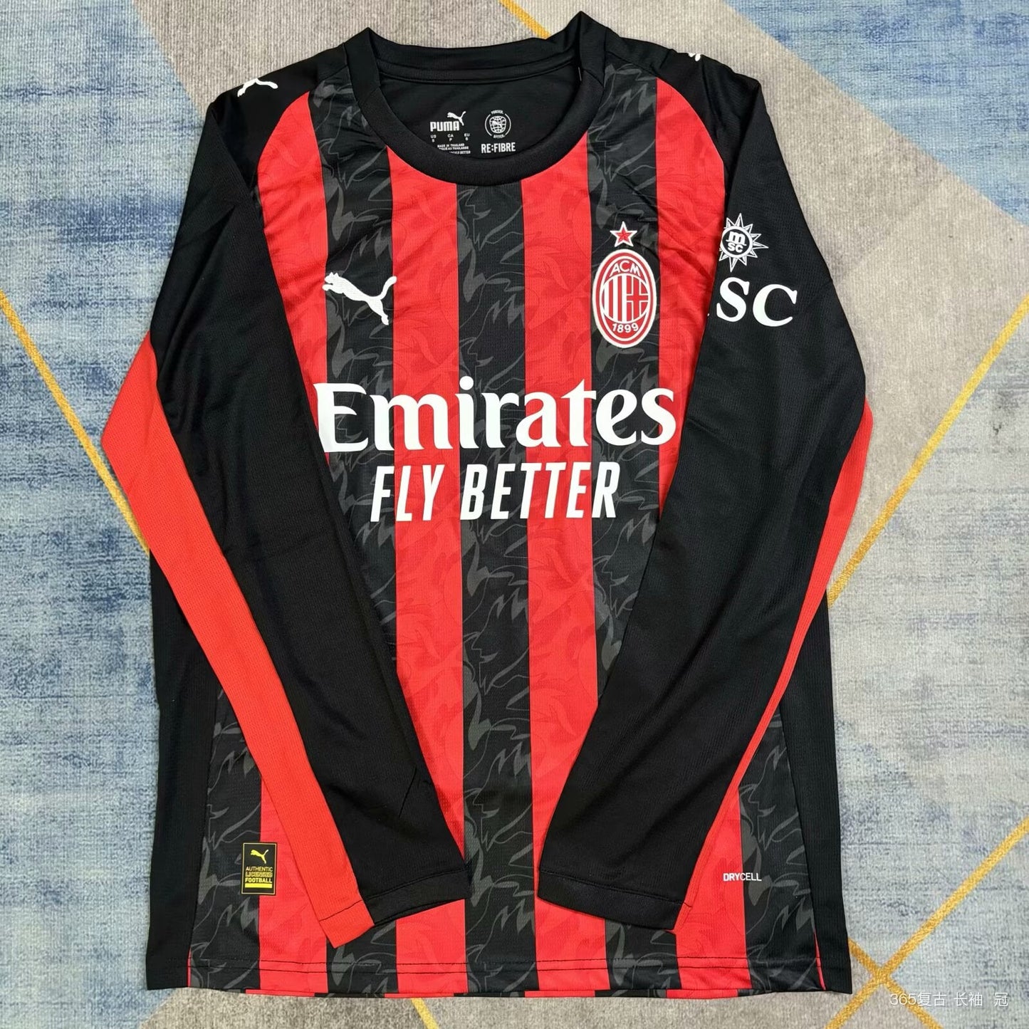 25/26 AC Milan Local - Aficionado Manga Larga