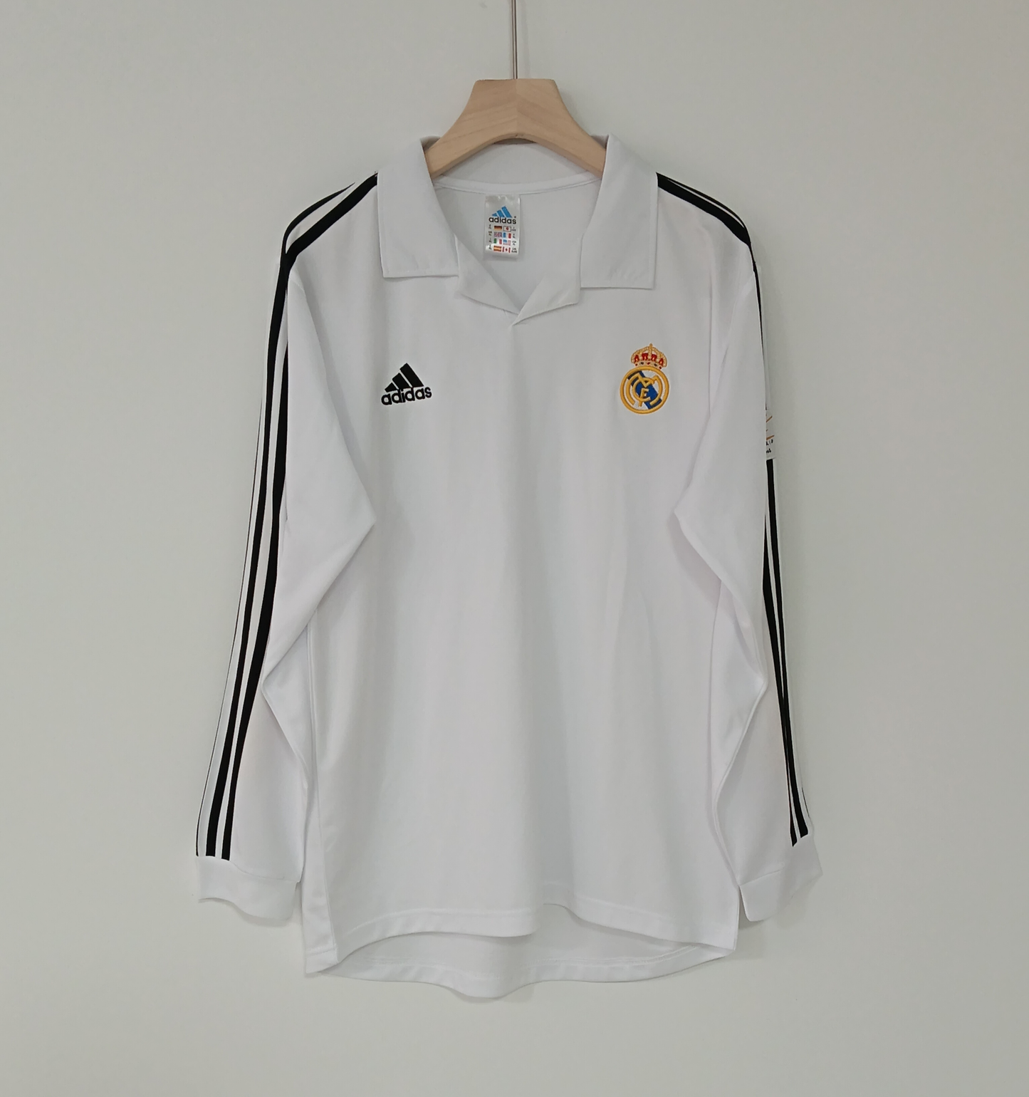 Retro 01/02 Real Madrid Local - Larga