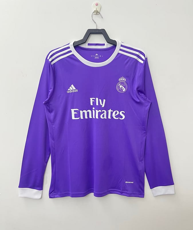 Retro 16/17 Real Madrid Visita - Larga