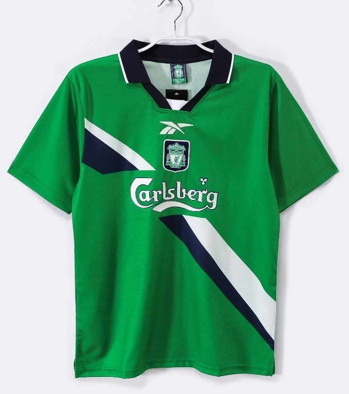 Retro 1999/00 Liverpool Visita Verde