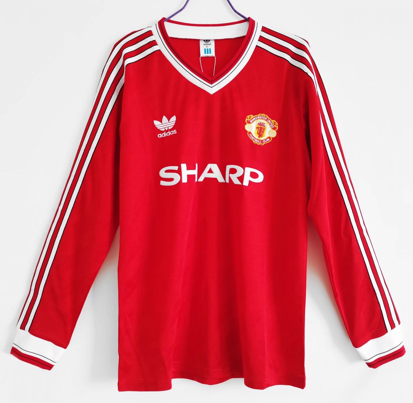 Retro 86/88 Manchester United Local - Larga