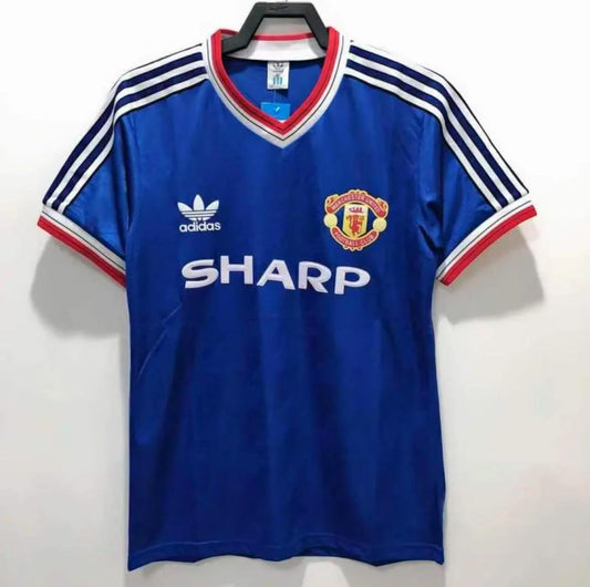 Retro 86/88 Manchester United Visita Azul