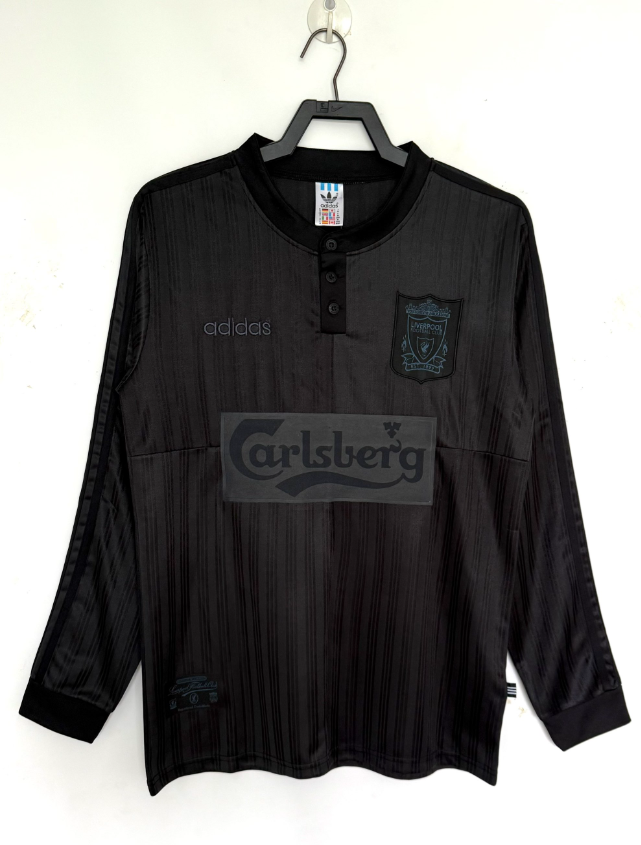 Retro 1995/96 Liverpool Edición Especial Negra - Manga Larga