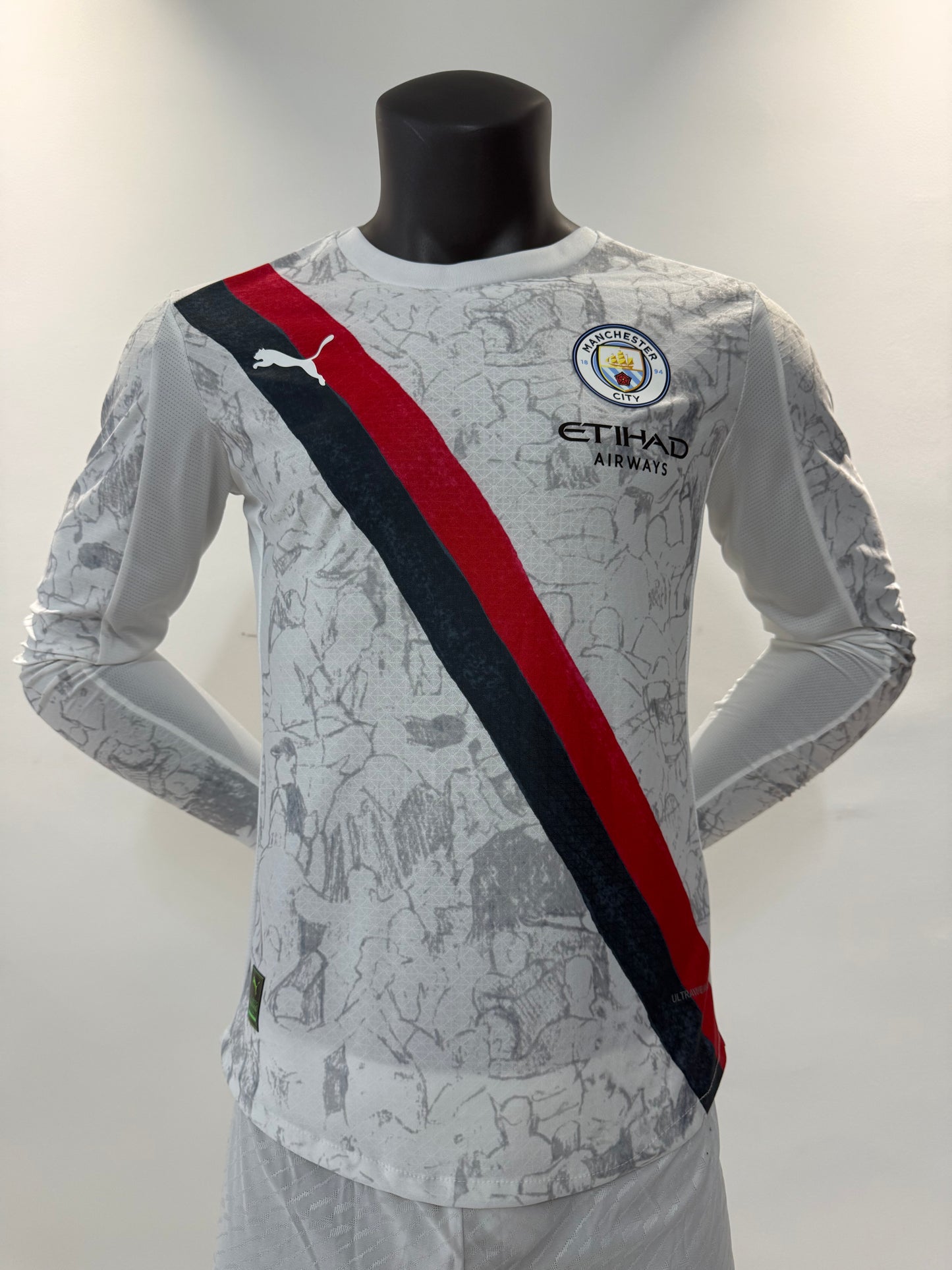25/26 Manchester City Visita - Jugador Manga Larga
