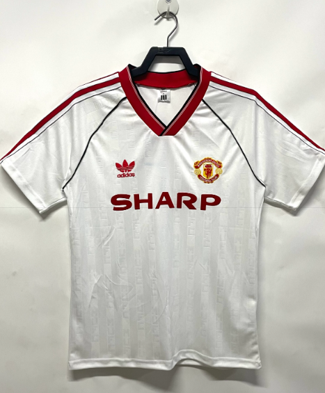 Retro 86/88 Manchester United Visita Blanca