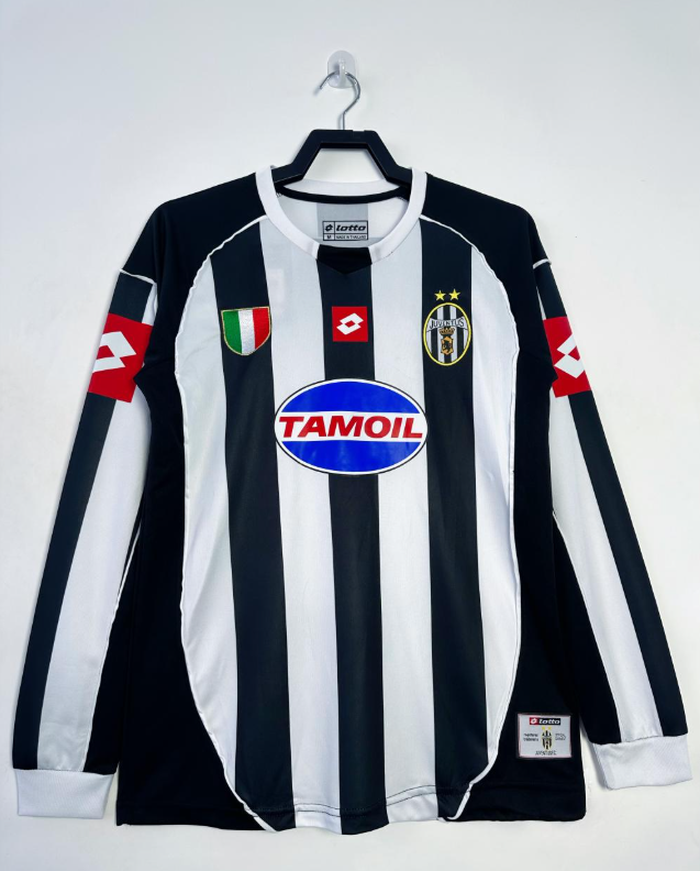 Retro 02/03 Juventus Local - Manga Larga