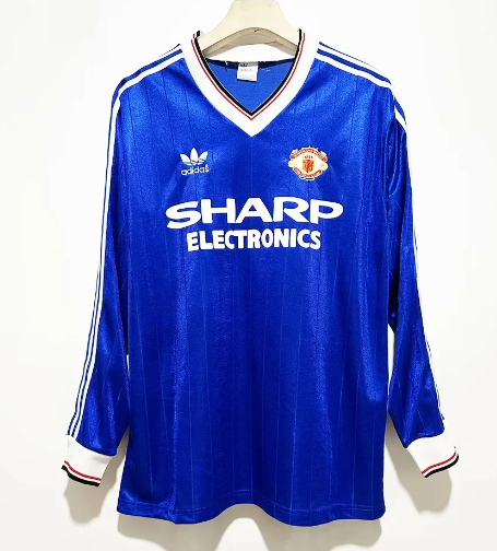 Retro 82/83 Manchester United Tercera Equipación - Larga