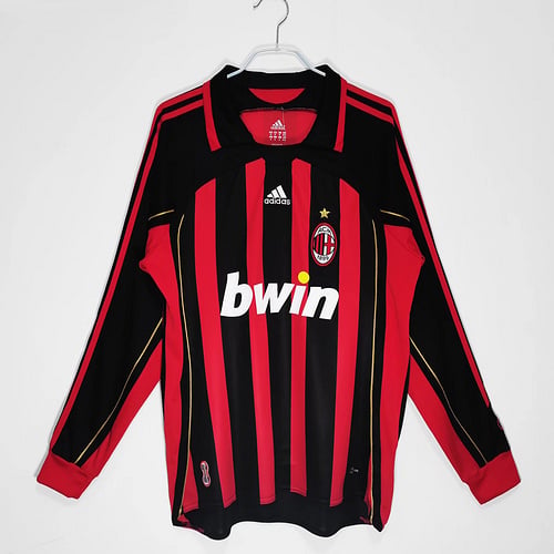 Retro 06/07 AC Milan Local - Manga Larga