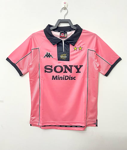 Retro 97/98 Juventus Visita Rosa - Manga Corta