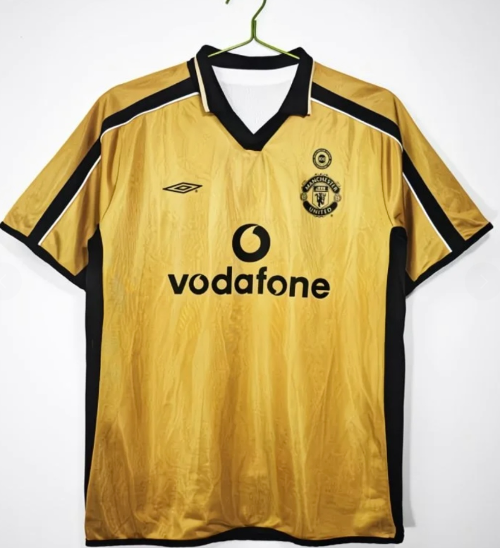 Retro 01/02 Manchester United Centenario Dorado
