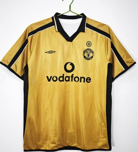 Retro 01/02 Manchester United Centenario Dorado