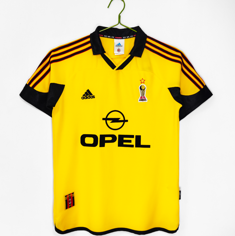 Retro 1999/00 AC Milan Visita Amarilla