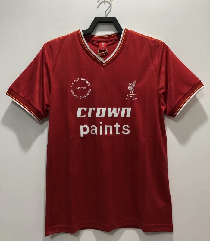 Retro 1985/86 Liverpool Local - Manga Corta
