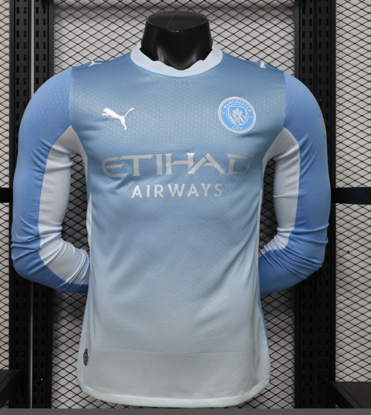 26/27 Manchester City Local - Jugador Manga Larga