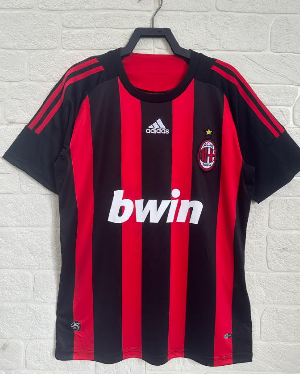 Retro 08/09 AC Milan Local - Manga Corta