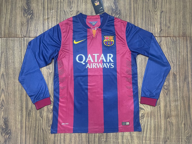 Retro 14/15 Barcelona Local Manga Larga