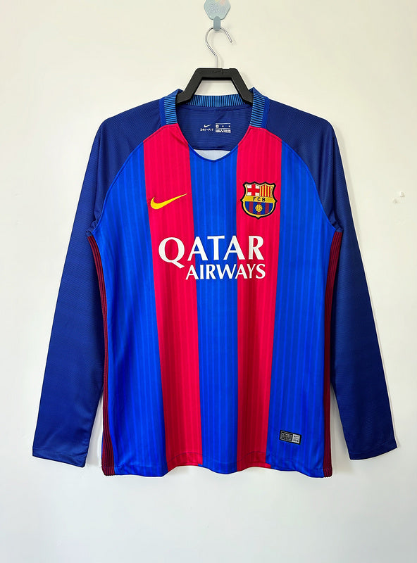 Retro 16/17 Barcelona Local Manga Larga