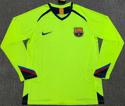 Retro 05/06 Barcelona Visita Manga Larga