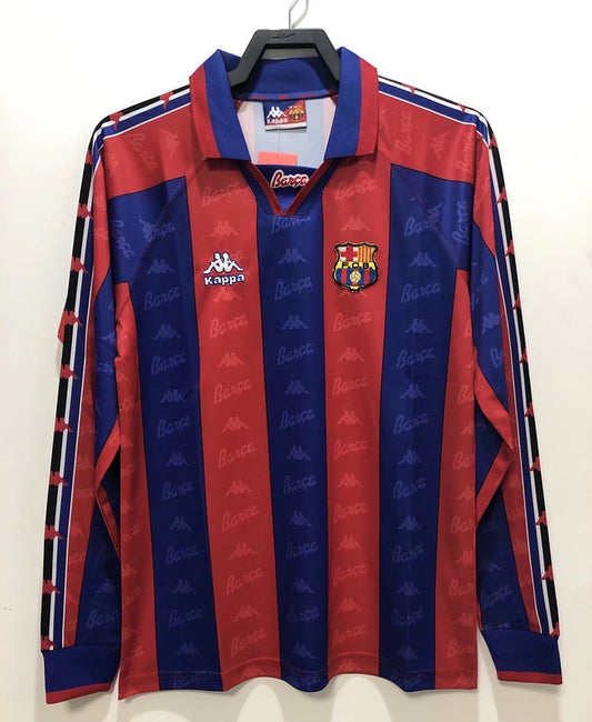 Retro 96/97 Barcelona Local Manga Larga
