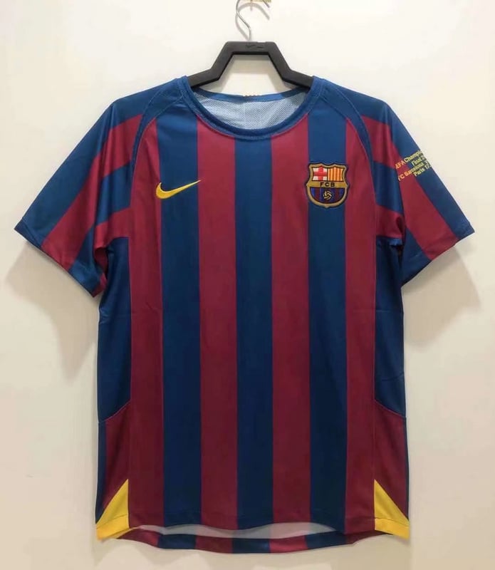 Retro 05/06 Barcelona Local Champions League