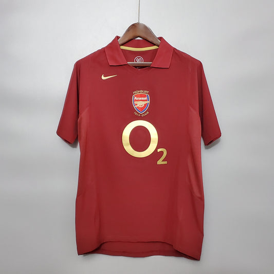 Retro 05/06 Arsenal Local - Manga Corta