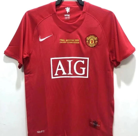 Retro 07/08 Manchester United Local - Corta