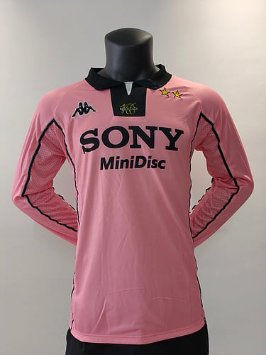 Retro 97/98 Juventus Visita Rosa - Manga Larga