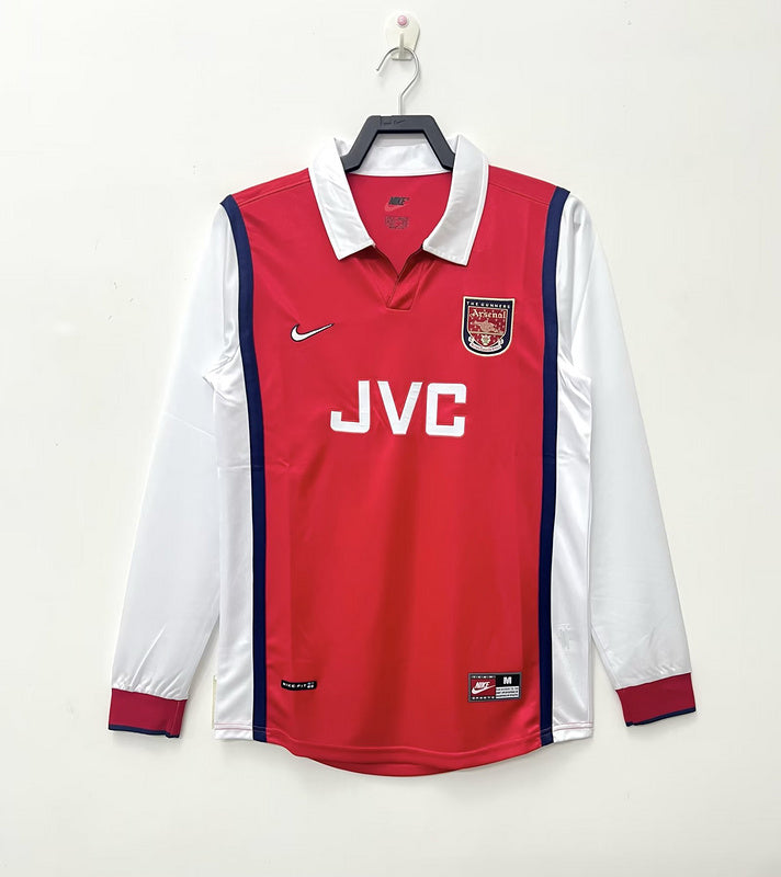 Retro 98/99 Arsenal Local - Manga Larga