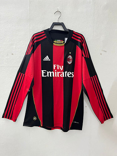 Retro 10/11 AC Milan Local - Manga Larga