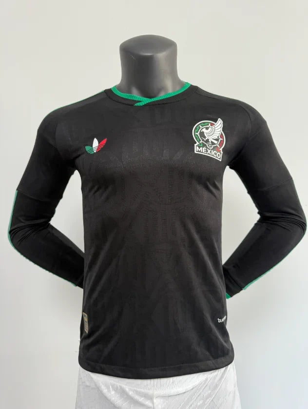 Mexico Playera Negra 2026 - Jugador Manga Larga