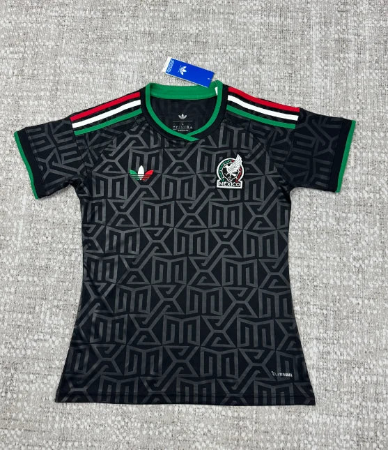 playera negra mexico mujer
