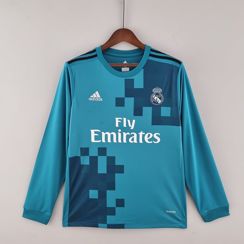 Retro 17/18 Real Madrid Tercera Equipación - Larga