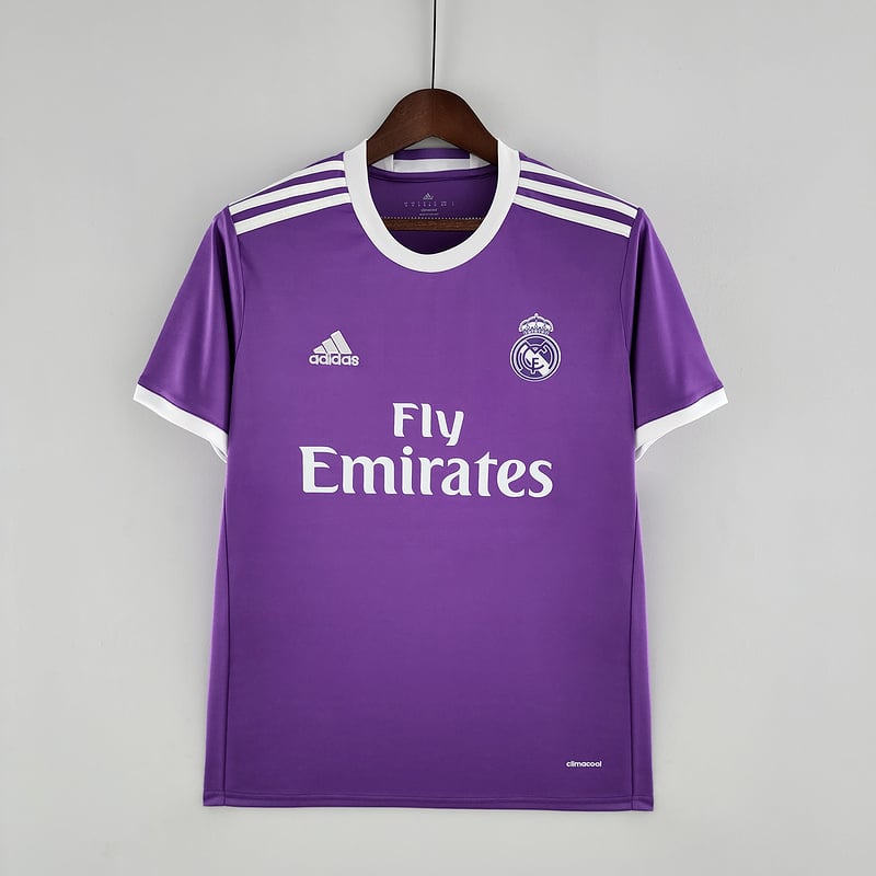 Retro 16/17 Real Madrid Visita - Corta
